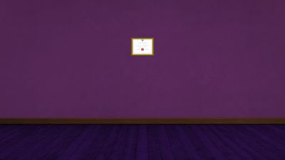 there's just a painting