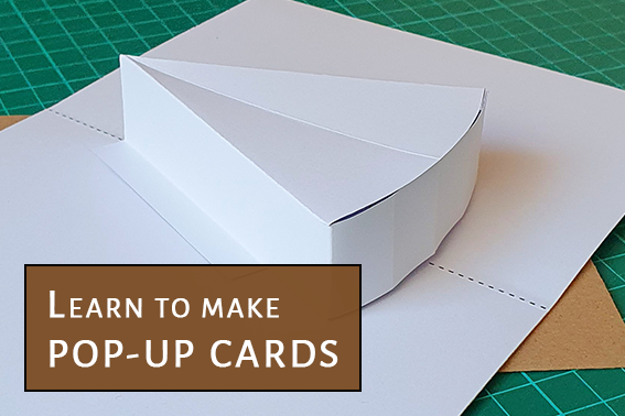 Pie Slice Pop-Up Card Template from PopUpCardTemplates on Etsy