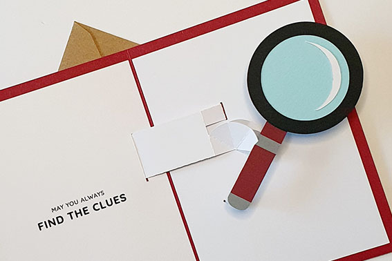 Find The Clues - Escape Room Inspired Pop-Up Card