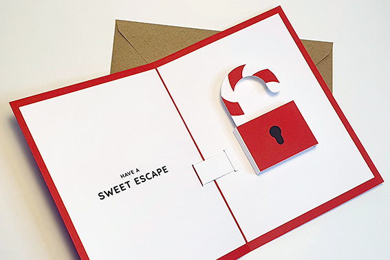 Escape Room Inspired Pop-Up Card