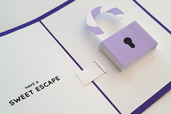 Sweet Escape - Escape Room Inspired Pop-Up Card
