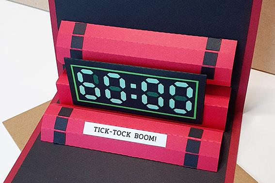 Time Bomb - Escape Room Pop-Up Card